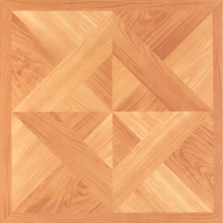 ACHIM IMPORTING CO Achim Tivoli Self Adhesive Vinyl Floor Tile 12in x 12in, Classic Light Oak Diamond Parquet, 45 Pack FTVWD20245